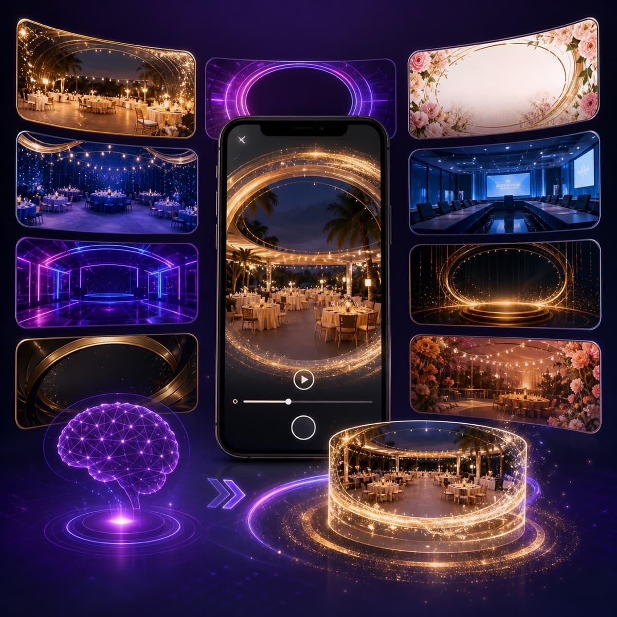 AI overlays for 360 photo booths: create without wasting time
